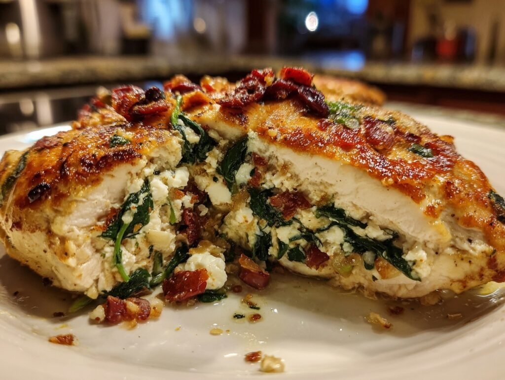 High-Protein Stuffed Chicken Breast
