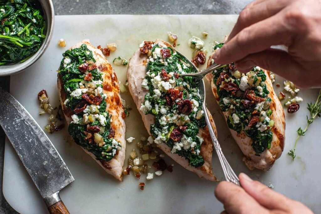 High Protein Stuffed Chicken Breast 2