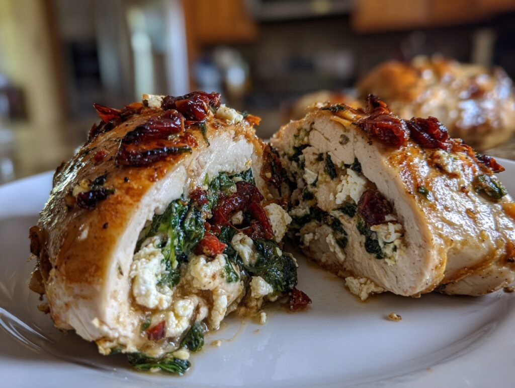 High Protein Stuffed Chicken Breast 3