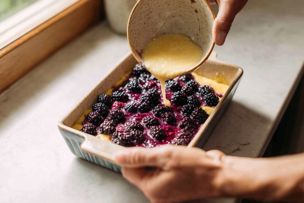 Juicy Blackberry Cobbler 2