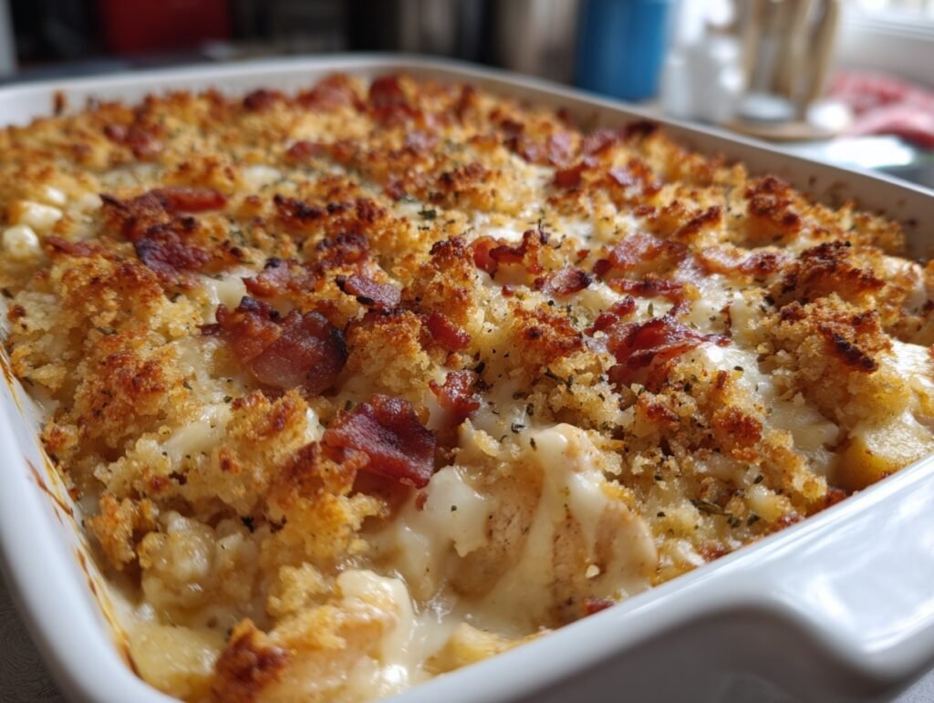 Juicy Chicken Cordon Bleu Casserole