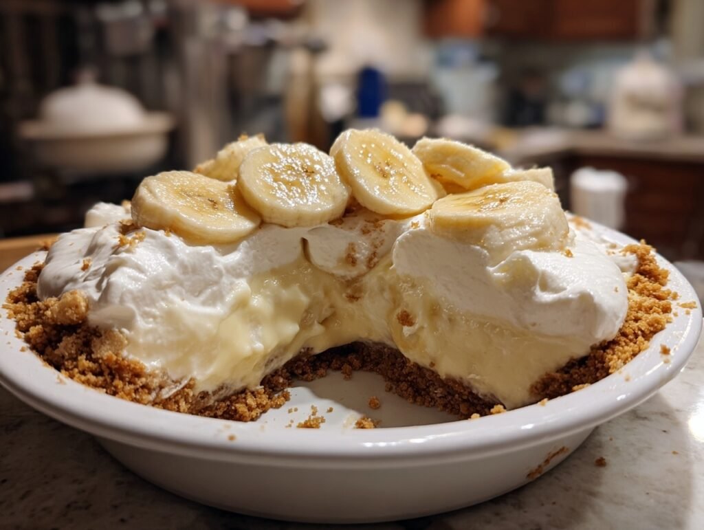 No Bake Banana Cream Pie
