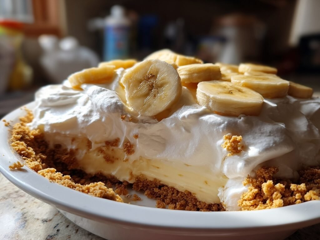 No Bake Banana Cream Pie 3