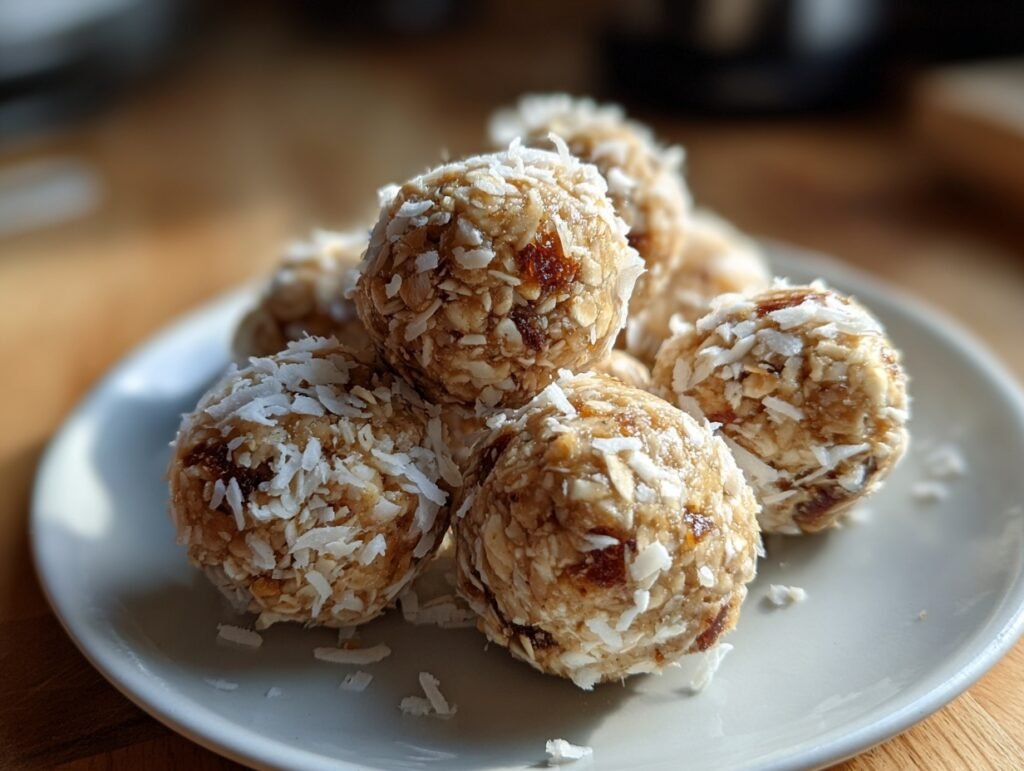 No-Bake Coconut Energy Balls