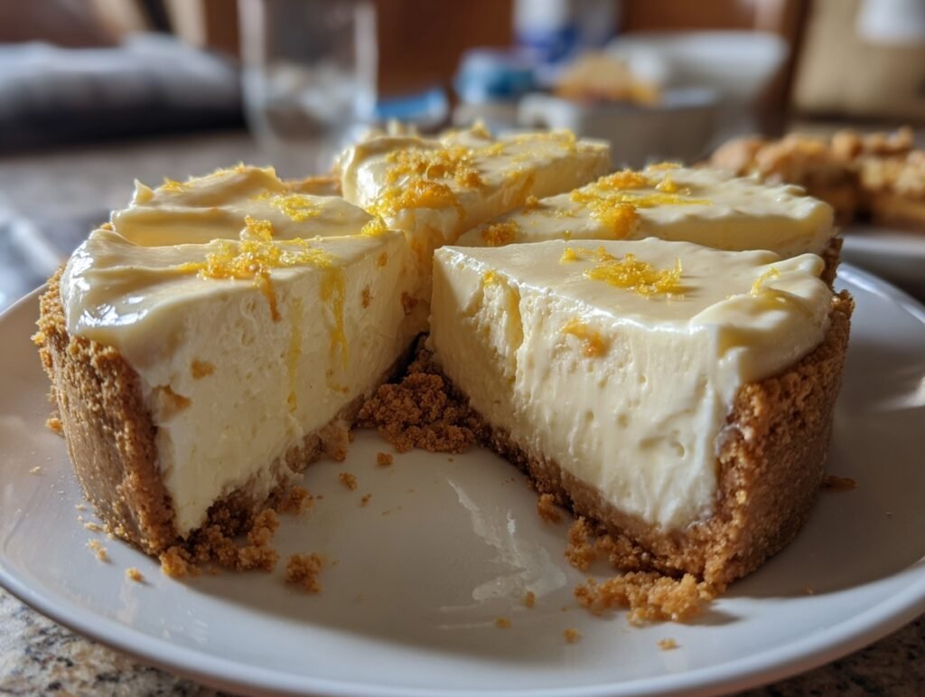No-Bake Lemon Cheesecake Bars
