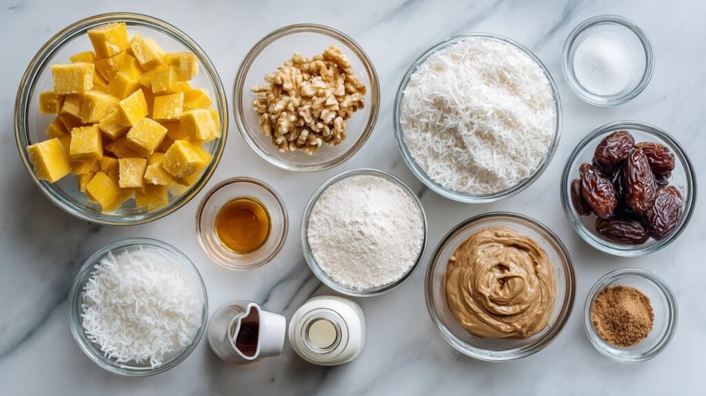 No Bake Mango Coconut Bars 1
