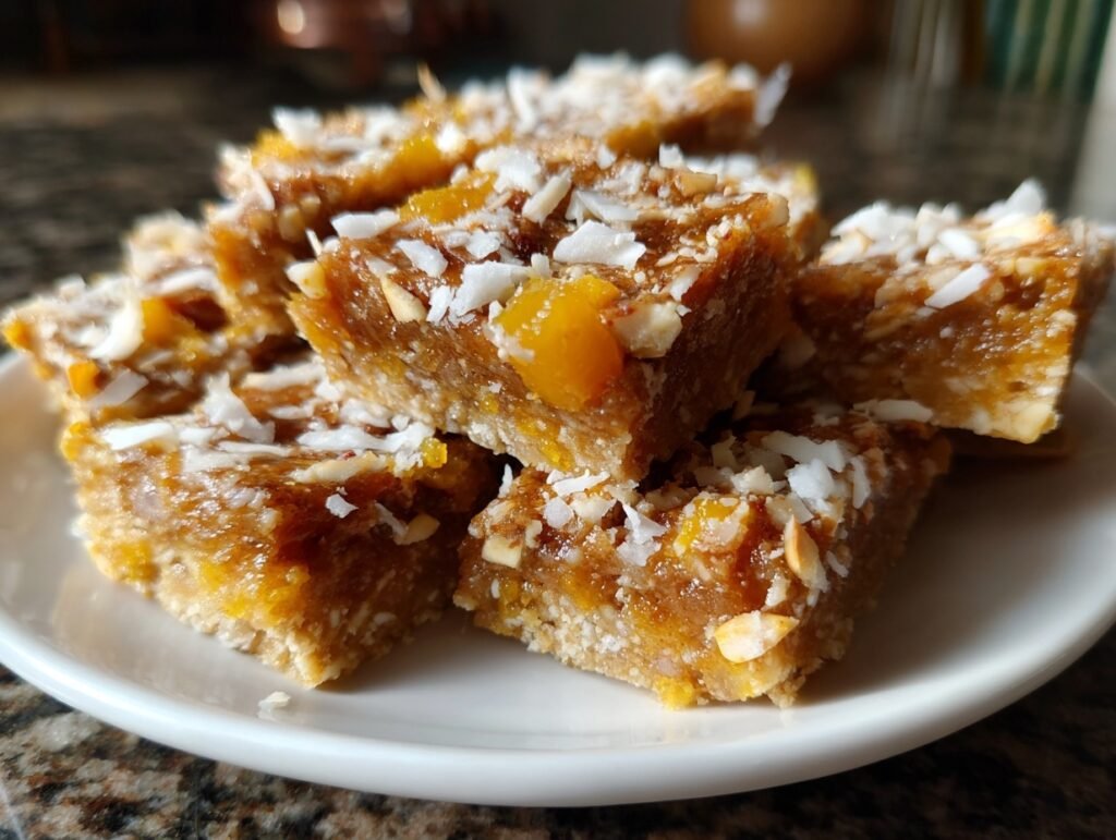 No-Bake Mango Coconut Bars