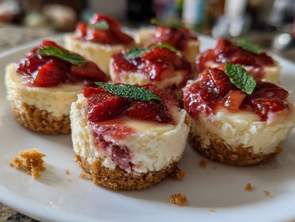 No Bake Strawberry Cheesecake Bites 3