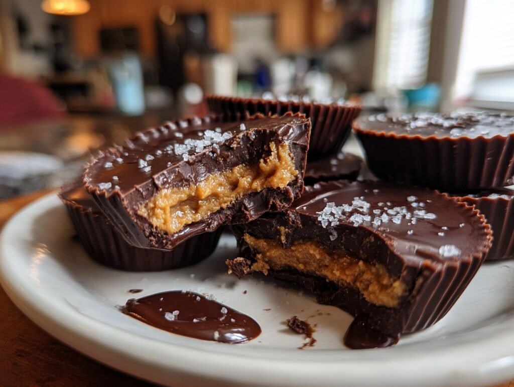 No-Bake Vanilla Almond Butter Cups