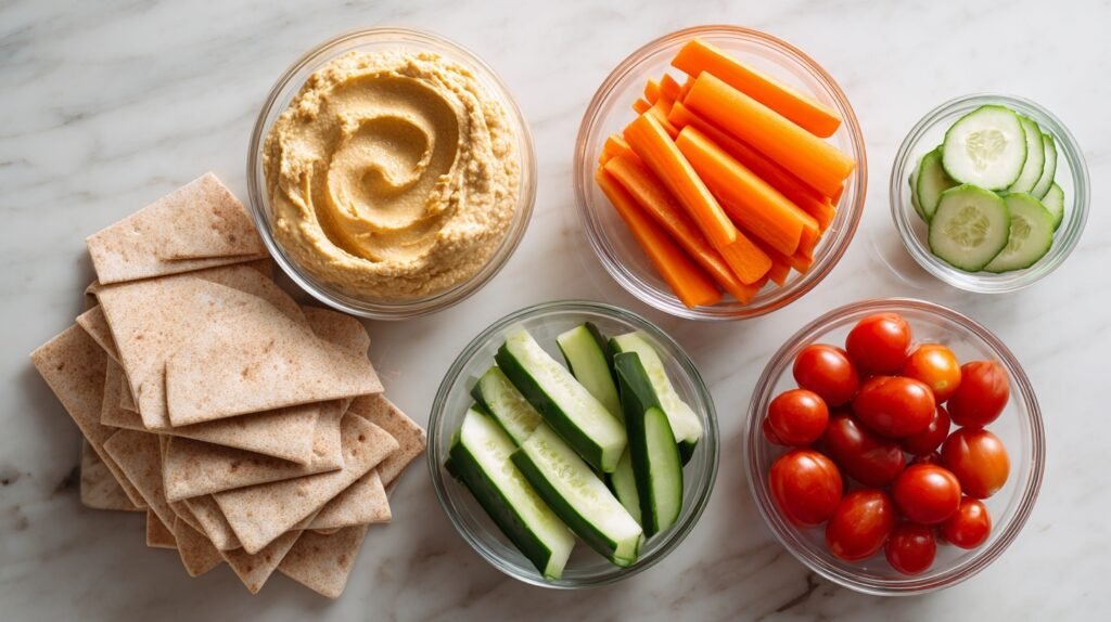 Protein Packed Hummus Snack Boxes 1