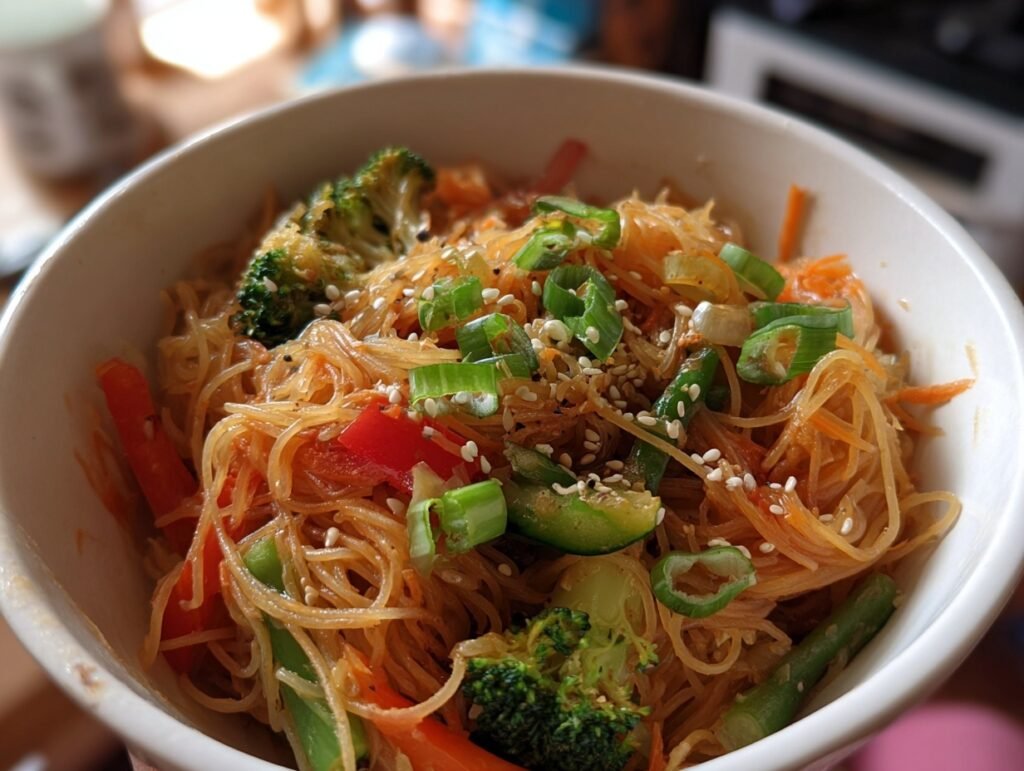 Quick Veggie Noodle Stir-Fry