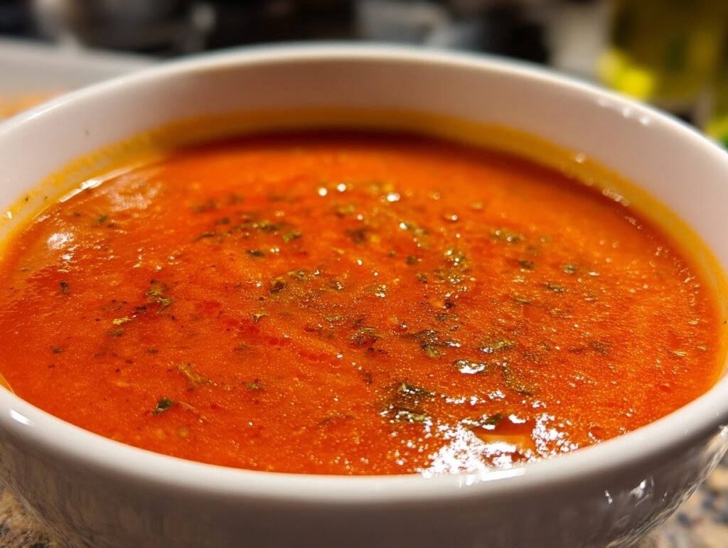 Roasted Red Pepper Tomato Soup