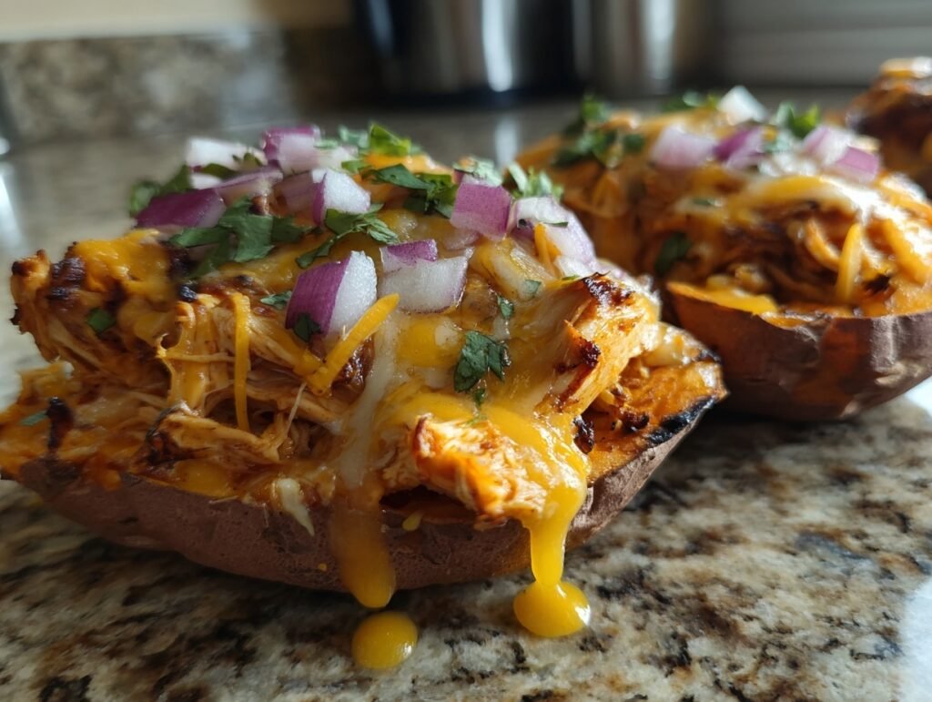 Sheet Pan BBQ Chicken Sweet Potatoes 3