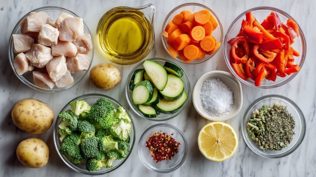 Sheet Pan Chicken Meal Prep 1