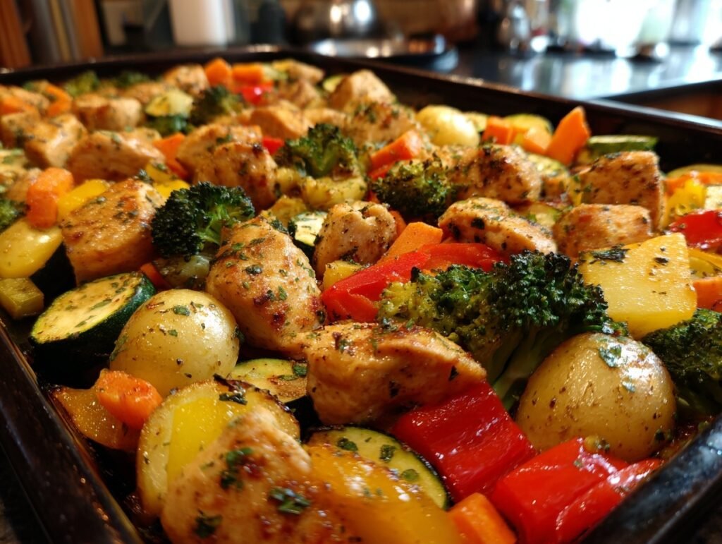 Sheet Pan Chicken Meal Prep