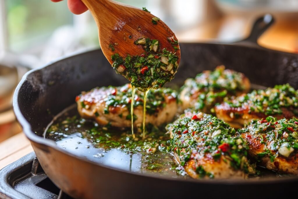 Tangy Chimichurri Chicken Breast Ready in 30 Minutes 2 Sheet Pan Chimichurri Chicken 6