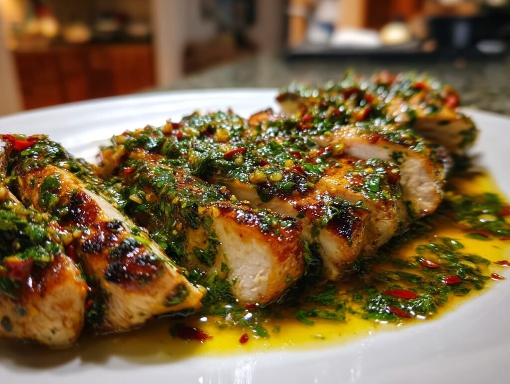 Tangy Chimichurri Chicken Breast Ready in 30 Minutes 3 Sheet Pan Chimichurri Chicken 7