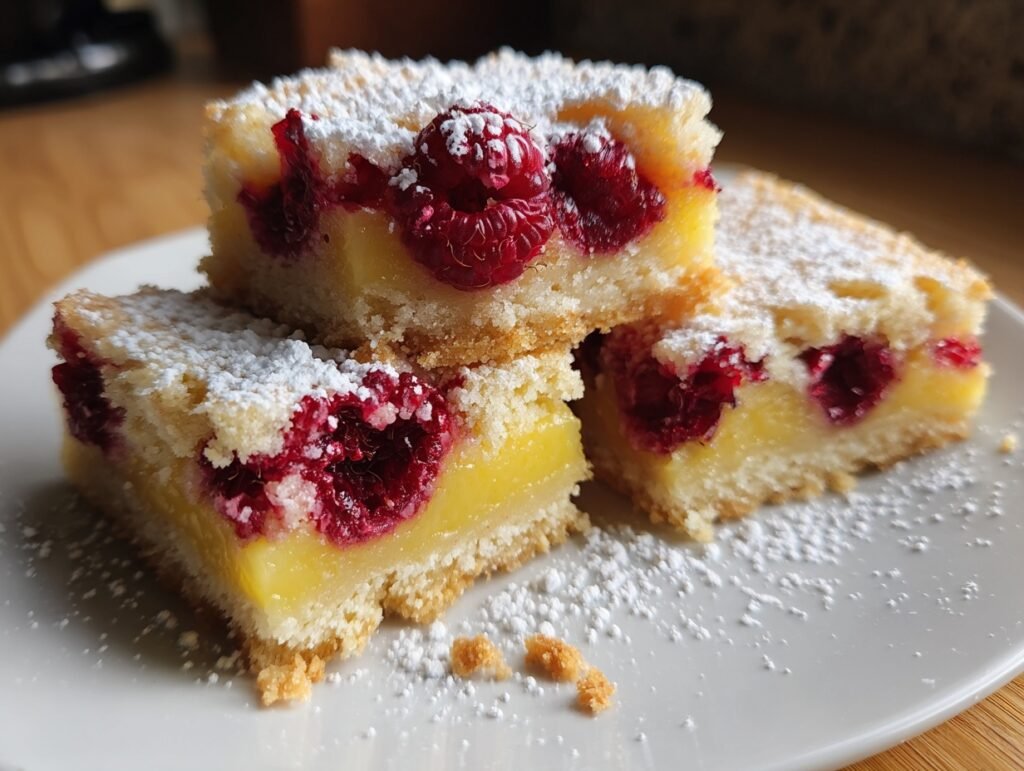 Sheet Pan Raspberry Lemon Bars