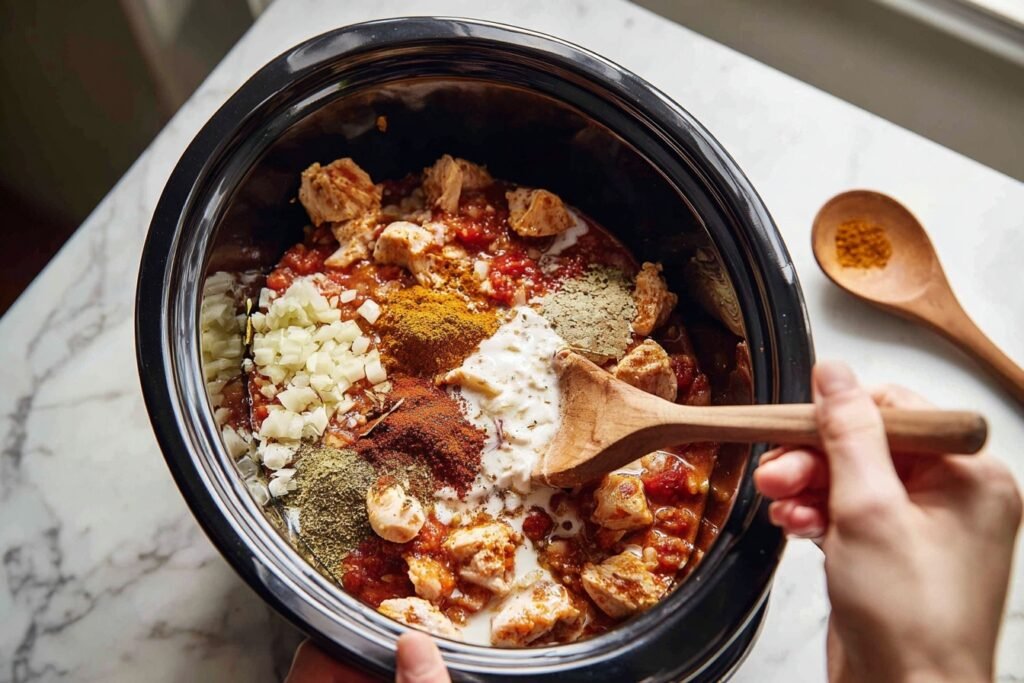 Creamy Slow Cooker Chicken Tikka Masala Easy Recipe 2 Slow Cooker Chicken Tikka Masala 2