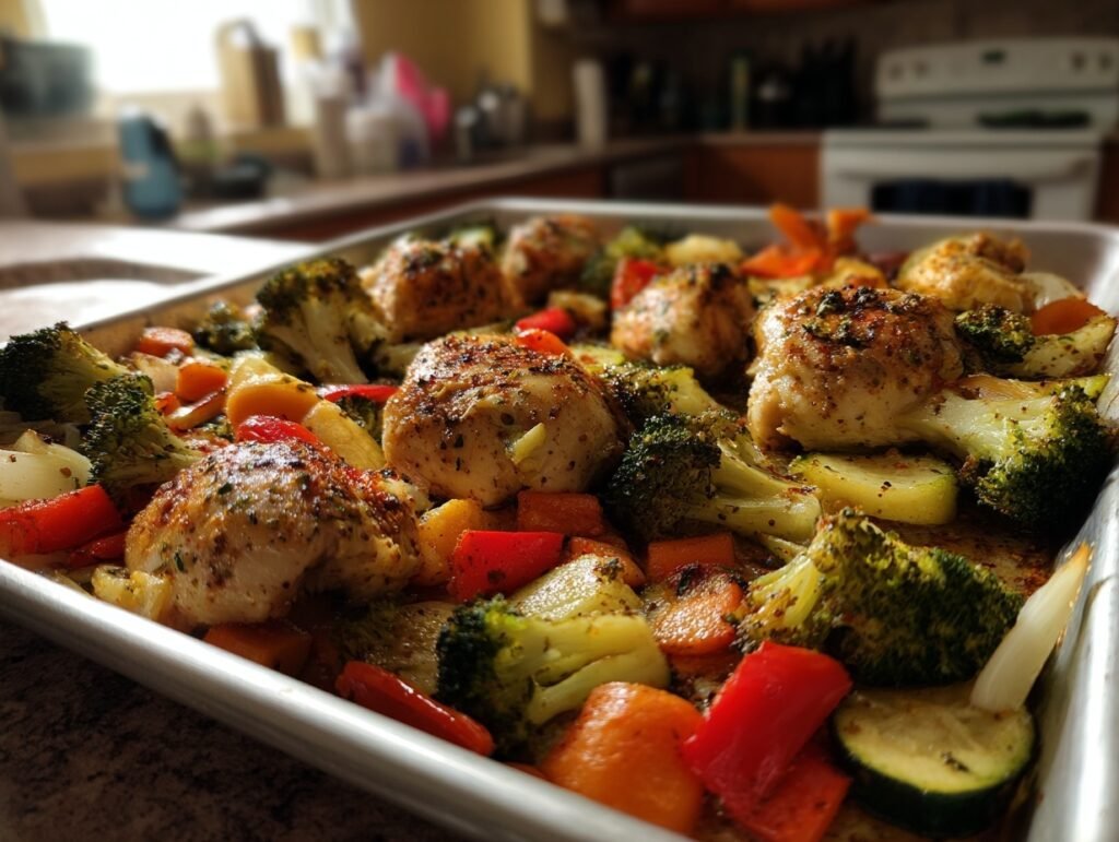 Smoky Chicken Sheet Pan Dinner