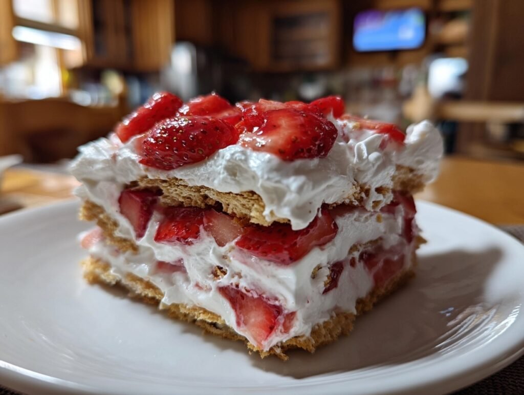Strawberry Icebox Cake