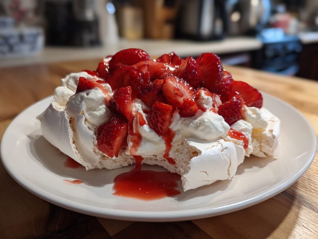 Strawberry Pavlova Bites