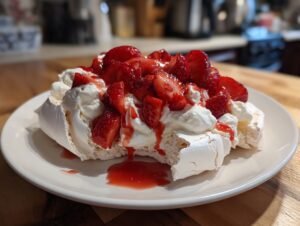 Strawberry Pavlova Bites