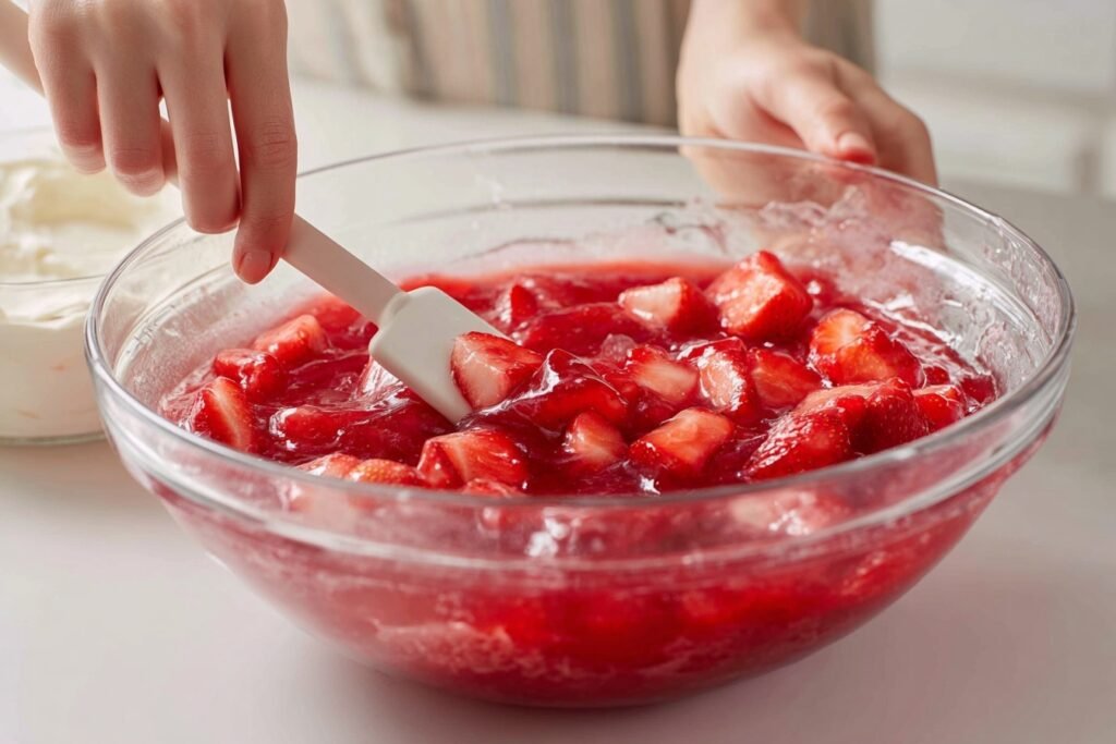 Strawberry Pretzel Pie 2