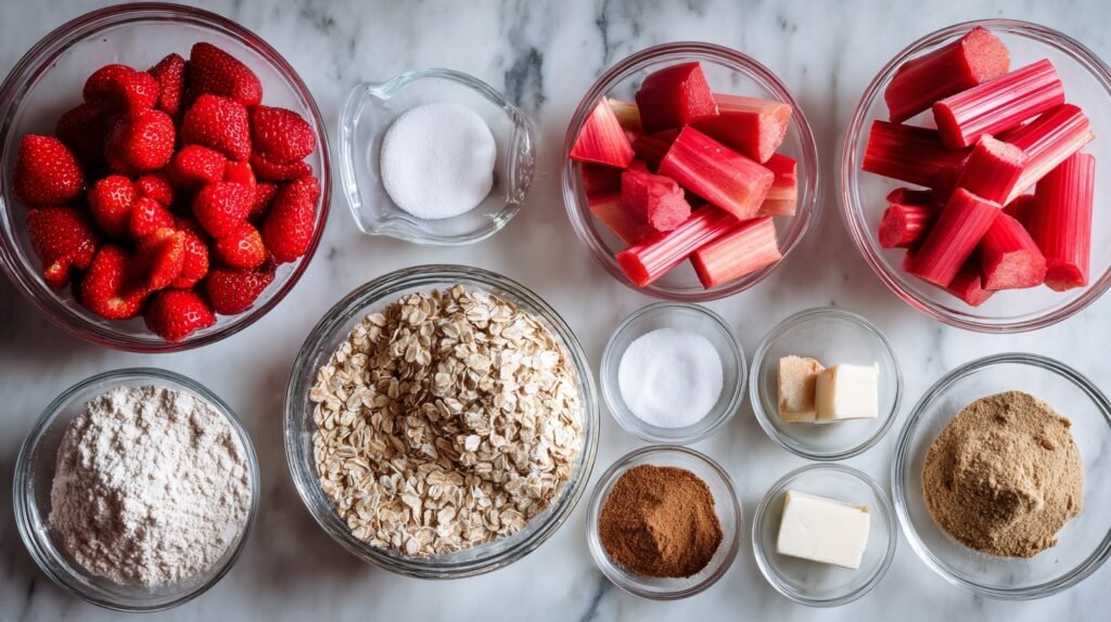 Strawberry Rhubarb Crisp 5
