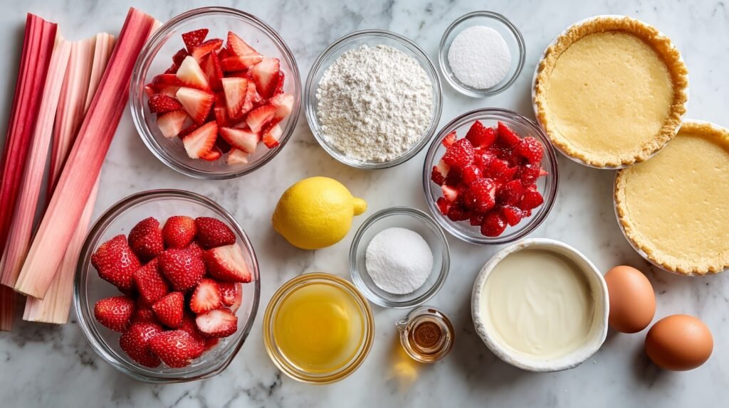 Strawberry Rhubarb Pie 1