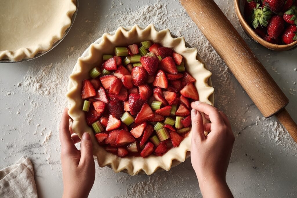 Strawberry Rhubarb Pie 2