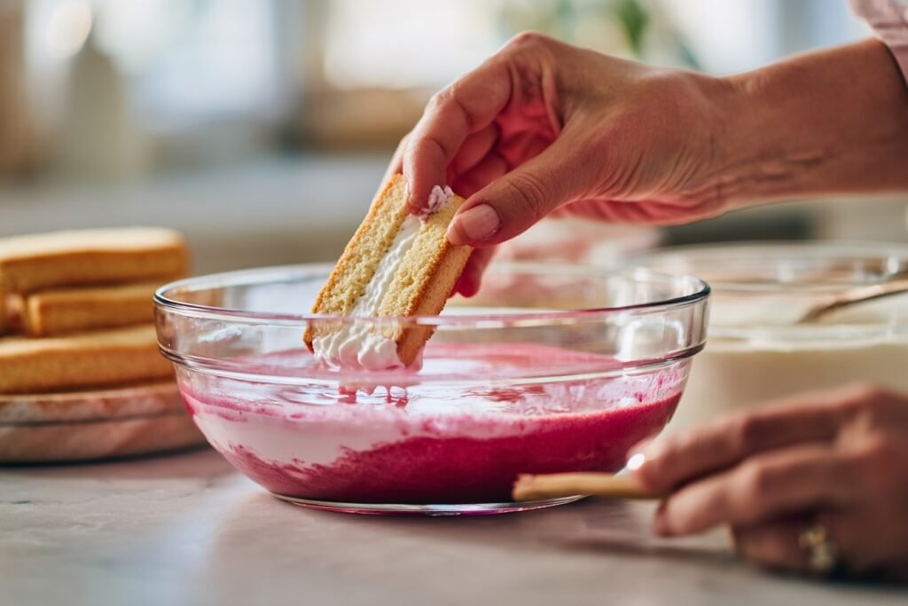 Strawberry Tiramisu No Bake 2
