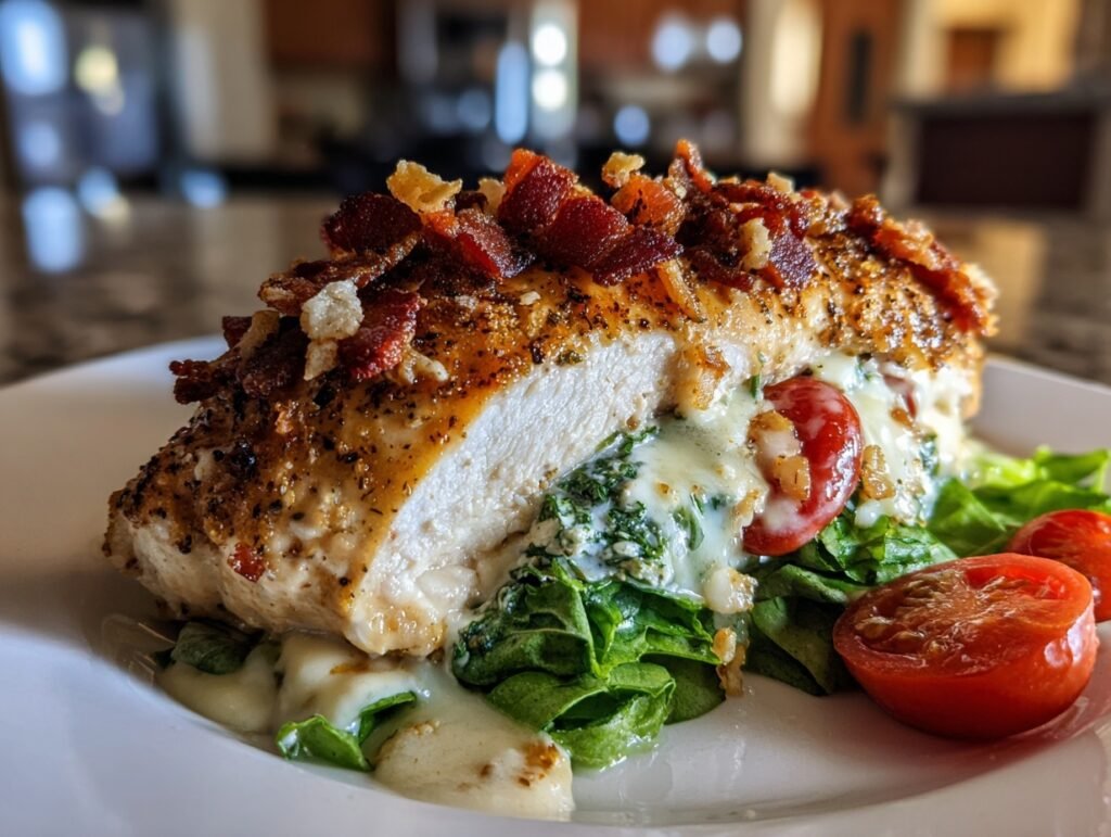Stuffed Caesar Chicken Breast
