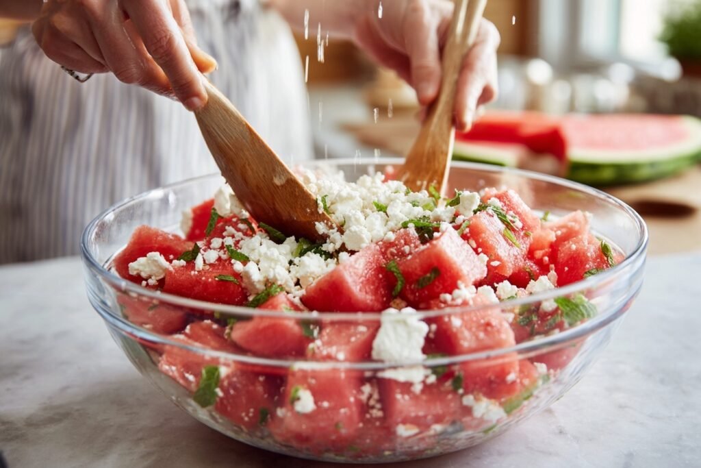 Watermelon Feta Salad 2