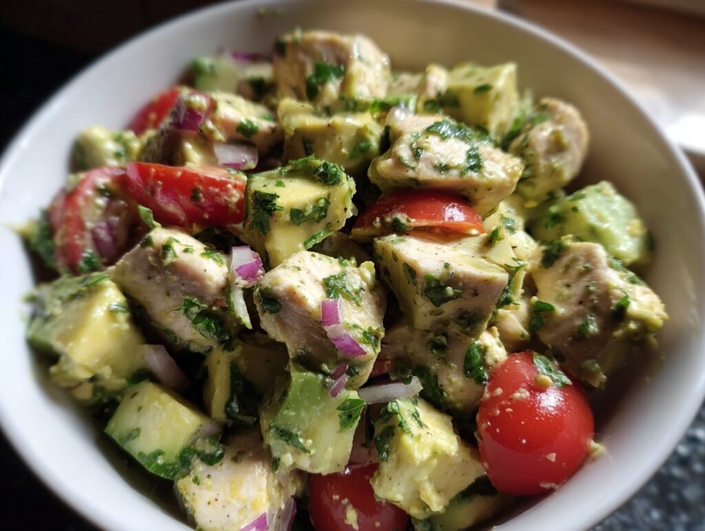 Zesty Chicken Avocado Salad