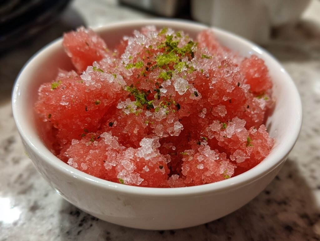 Zesty Watermelon Granita