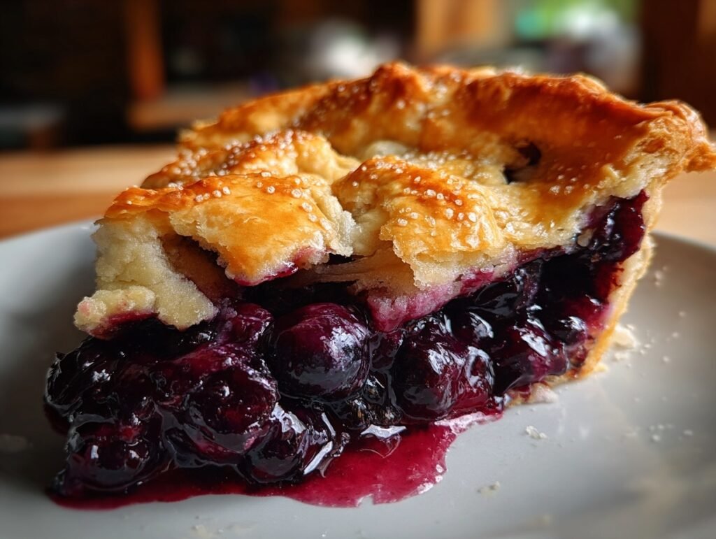easy blueberry pie