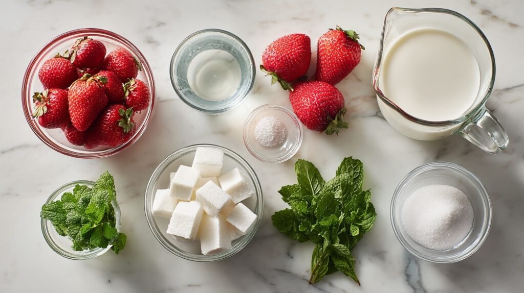 light airy strawberry mousse 1