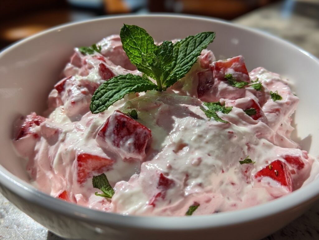 light airy strawberry mousse 3