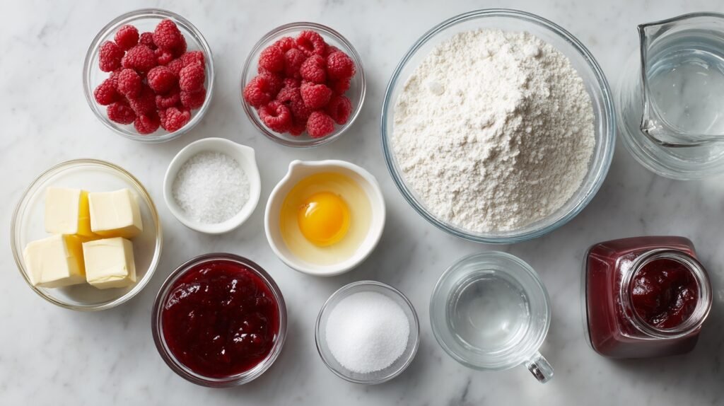 no bake raspberry tart 1