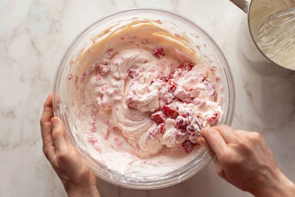 no bake strawberry cheesecake 2
