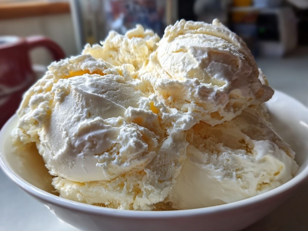 no churn vanilla ice cream