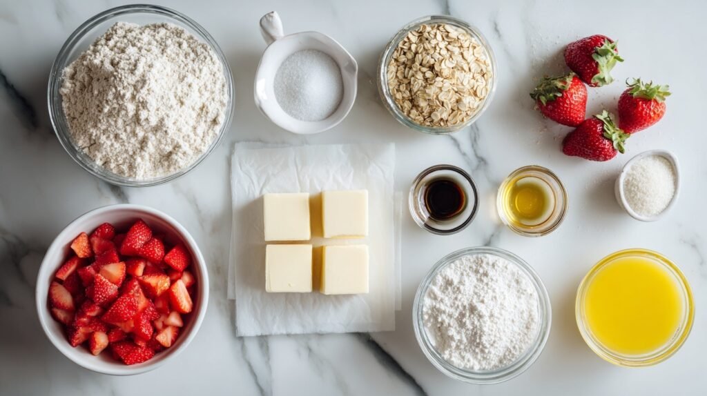 strawberry crumble bars 1