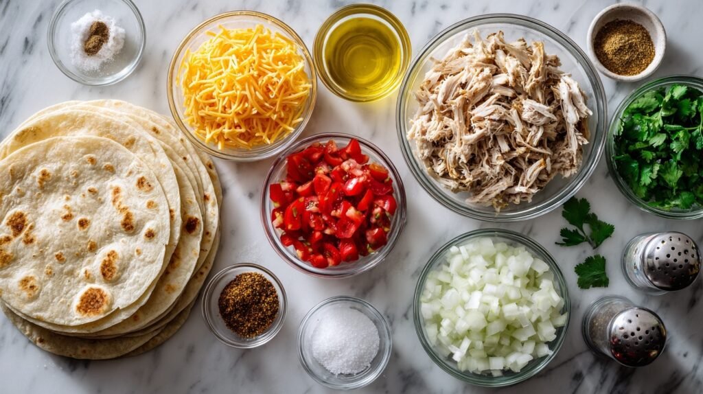 Sheet Pan Chicken Quesadillas 1